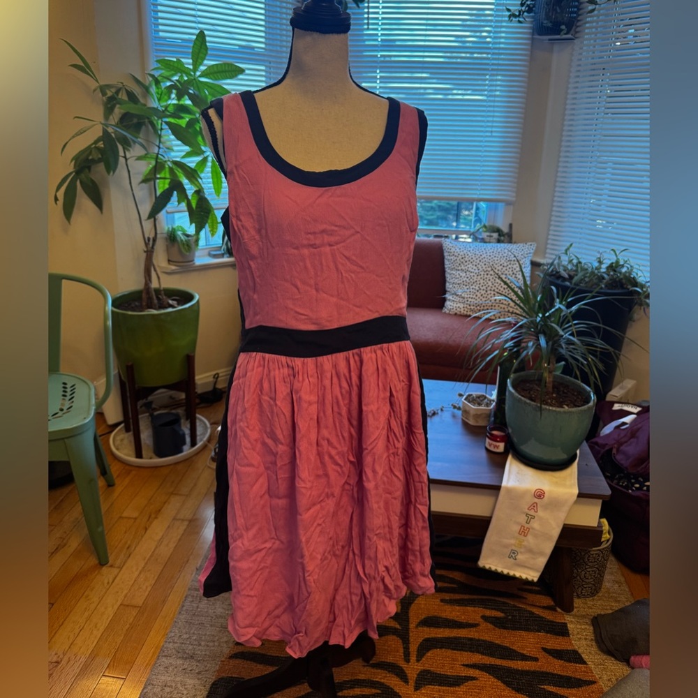 Lilly Pulitzer Pink Dress with Black Trim